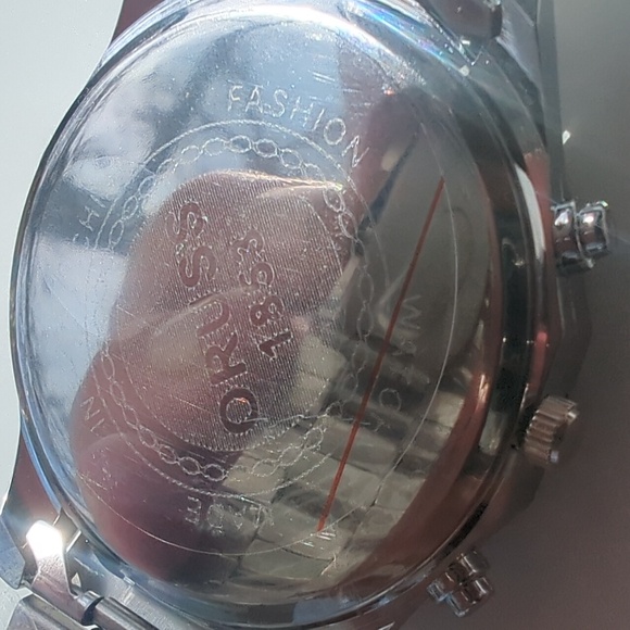 New Men's ORUSS 1853 Stainless Steel Blue Dial Watch with Luminous Hands - Picture 4 of 14